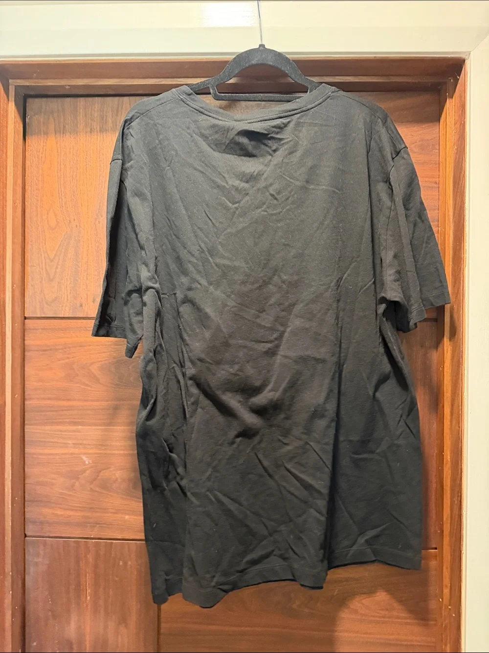 Gucci Black T-Shirt with Red & Green Stripe Logo